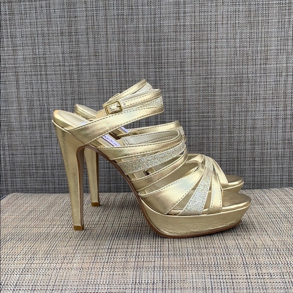 Dyeables Anya Gold Metallic Platform